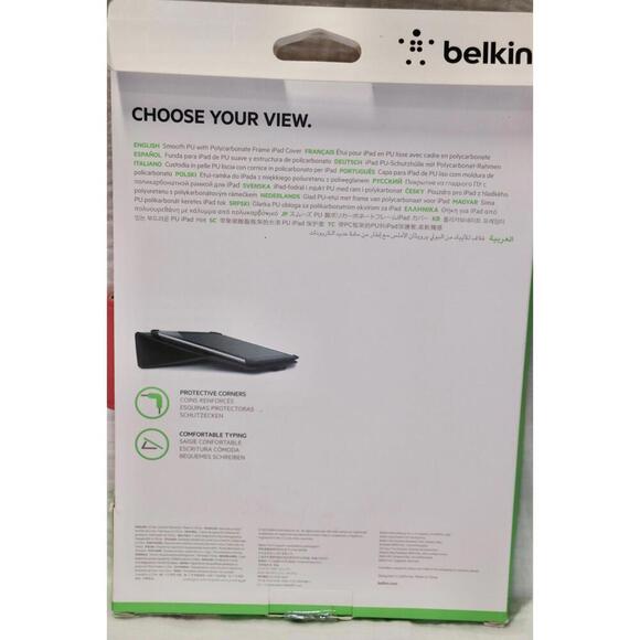 Belkin iPad Air Case Folding Folio Pink Mag Close NEW - Picture 2 of 2